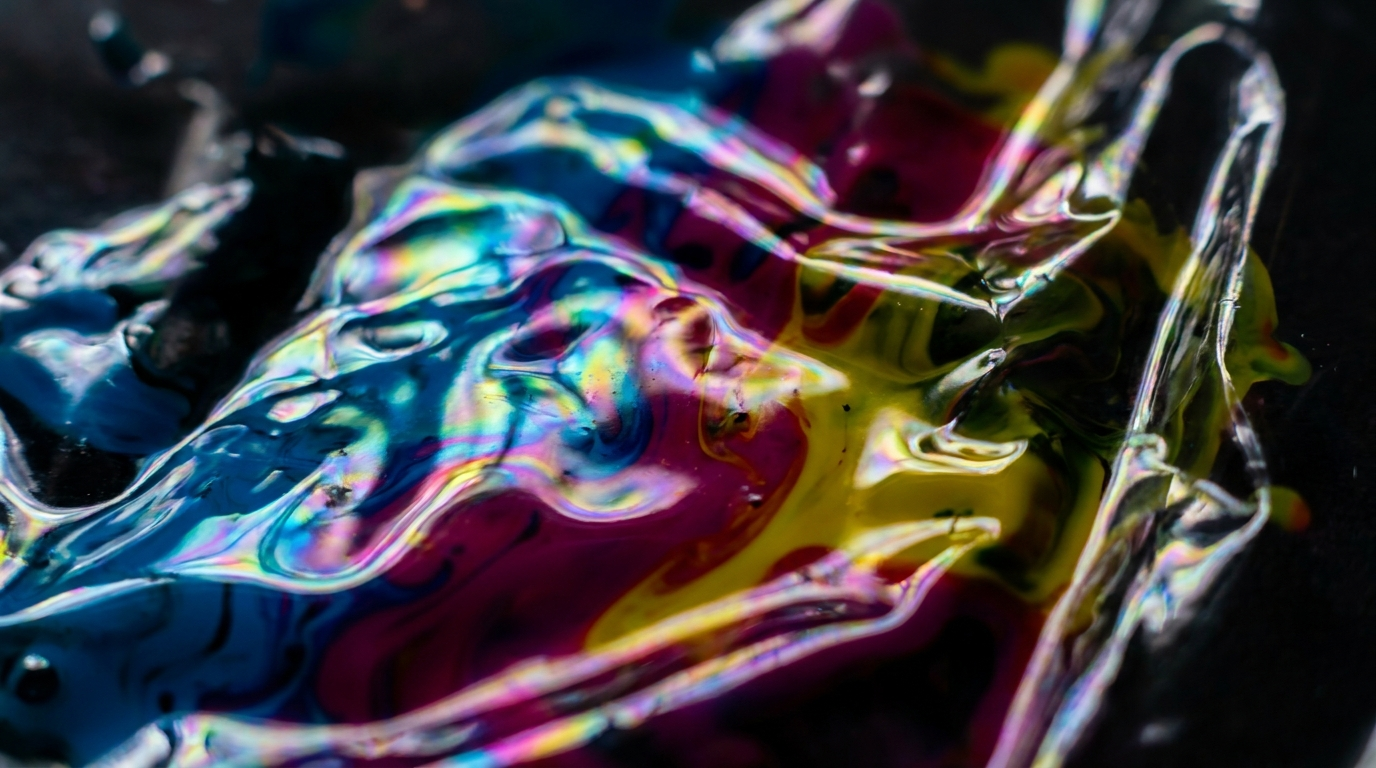 CMYK ink on film